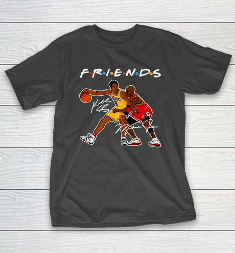 Michael Jordan And Kobe Bryant Friends Signatures T-Shirt