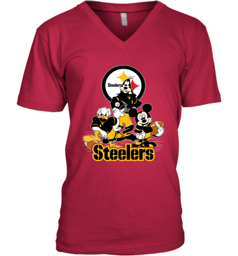 Buy the Mens Pittsburgh Steelers Team Apparel Football T Shirt Size 2XL