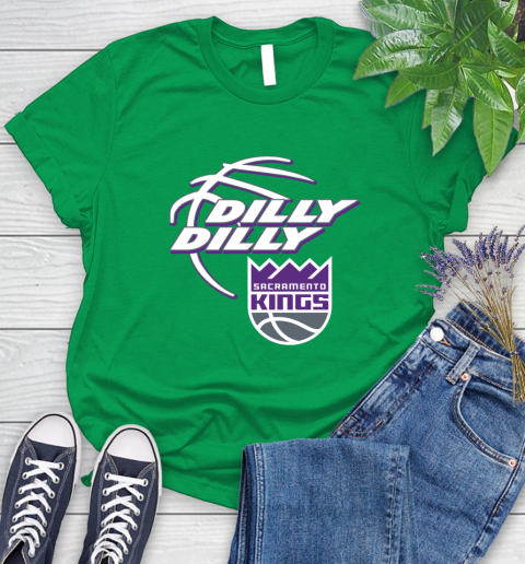 NBA Sacramento Kings Dilly Dilly Basketball Sports Women's T-Shirt 6