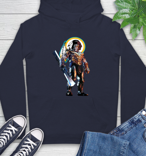 NFL Thanos Gauntlet Avengers Endgame Football Washington Redskins Hoodie 4