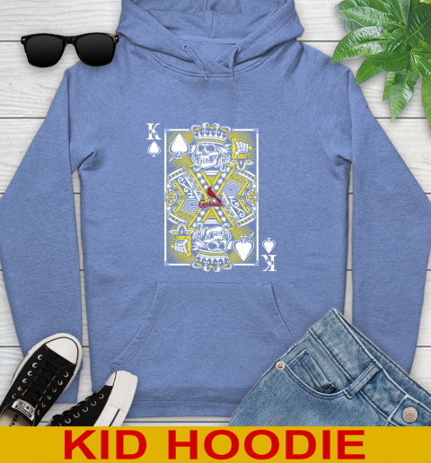 St.Louis Cardinals MLB Baseball The King Of Spades Death Cards Shirt Youth Hoodie 12
