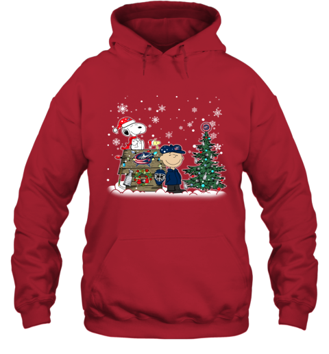 NHL Columbus Blue Jackets Snoopy Charlie Brown Woodstock Christmas Stanley Cup Hockey T Shirt 77sPsWPjUTP hoodie 23 95 151514 front red