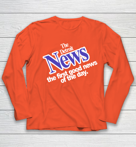 DETROIT NEWS THE FIRST GOOD NEWS OF THE DAY Youth Long Sleeve 3