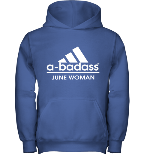 A Badass June Women Are Born In March Youth Hoodie