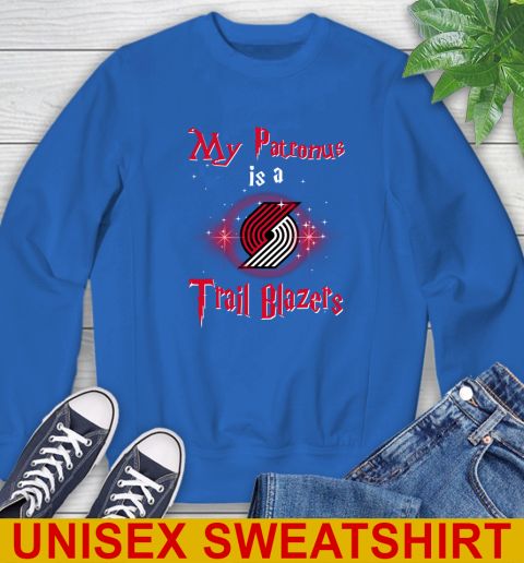 NBA Basketball Harry Potter My Patronus Is A Portland Trail Blazers Sweatshirt 11