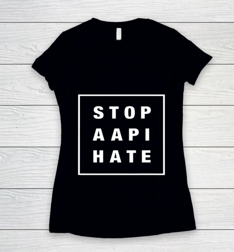 Stop AAPI Hate Women's V-Neck T-Shirt