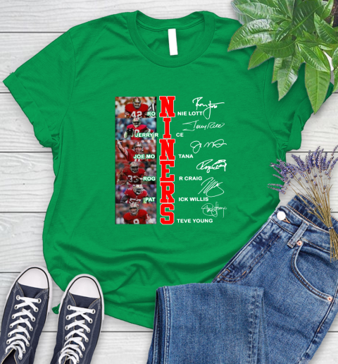 Niners Player Name And Signature San Francisco 49ers Shirts 88