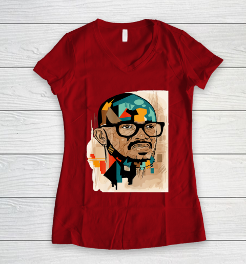DJ Black Coffee Women's V-Neck T-Shirt 8