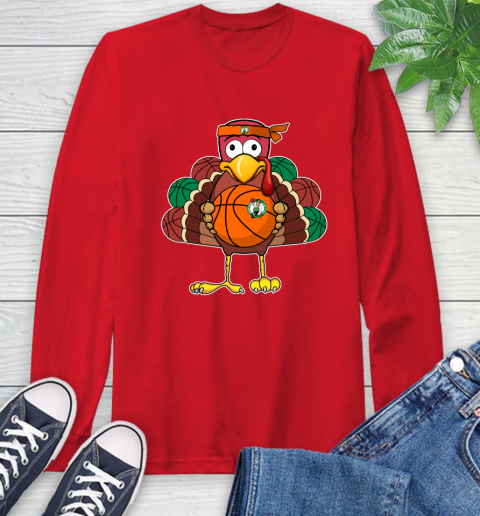 Boston Celtics Turkey thanksgiving day Long Sleeve T-Shirt 10