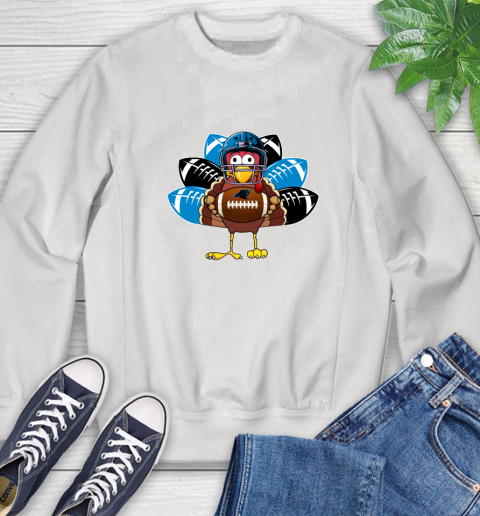 Carolina Panthers Turkey Thanksgiving Day Sweatshirt