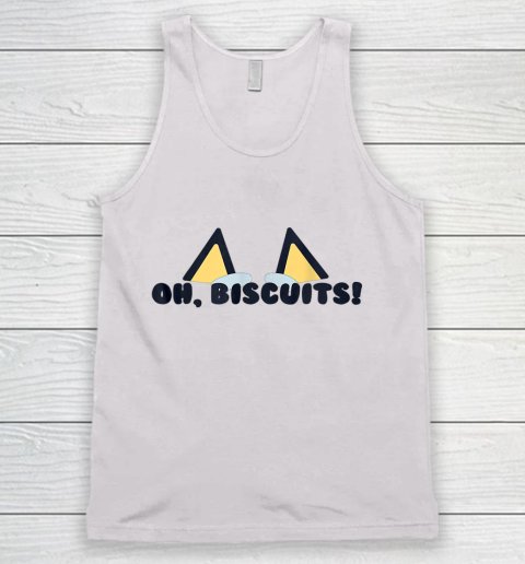 Blueys Oh Biscuits Mums Dad Cartoon Mothers Tank Top