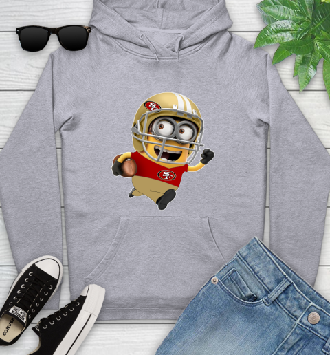 NFL San Francisco 49ers Minions Disney Football Sports Youth Hoodie 6