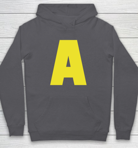 Yellow A On Red For Alvin Halloween Costume Hoodie 5