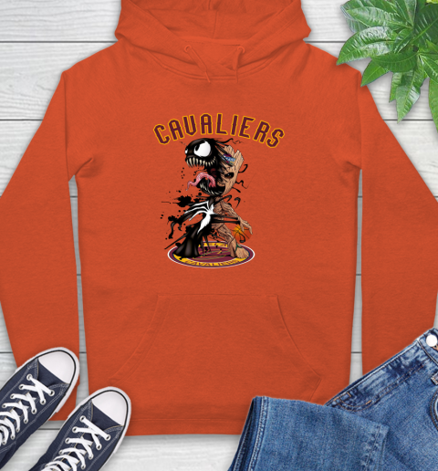 NBA Cleveland Cavaliers Basketball Venom Groot Guardians Of The Galaxy Hoodie 5