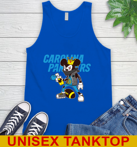 Carolina Panthers NFL Football Mickey Peace Sign Sports Tank Top 5