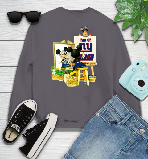 NFL Football New York Giants Mickey Drawing Shirt 109