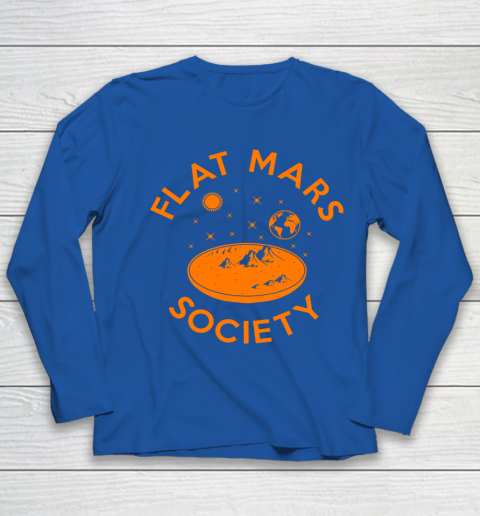 Flat Mars Society Shirt Youth Long Sleeve 7