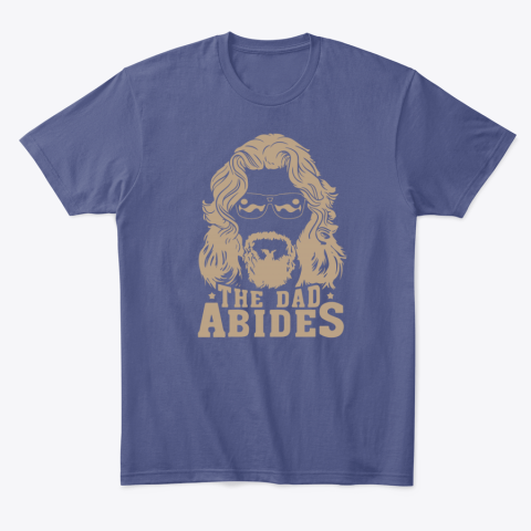 7kzi the dad abides classic t shirt 2 front purple