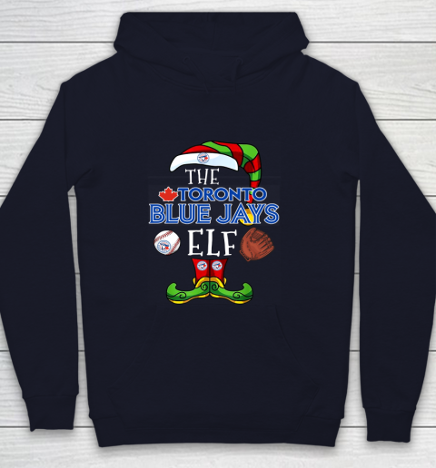 Toronto Blue Jays Christmas ELF Funny MLB Youth Hoodie 2
