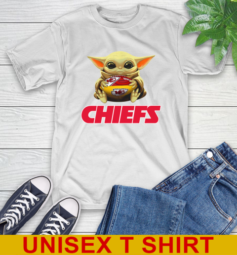NFL Football Kansas City Chiefs Baby Yoda Star Wars Shirt T-Shirt