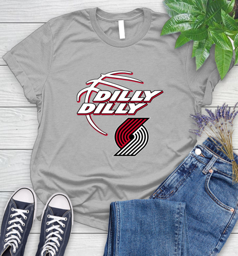 NBA Portland Trail Blazers Dilly Dilly Basketball Sports Women's T-Shirt 5