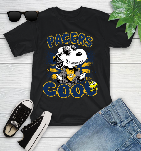 NBA Basketball Indiana Pacers Cool Snoopy Shirt Youth T-Shirt