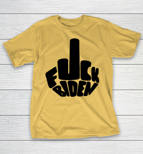 Fuck Joe Biden Cute Middle Finger Anti Biden T-Shirt 3