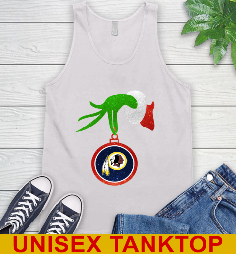 Washington Redskins Grinch Merry Christmas NFL Football Tank Top