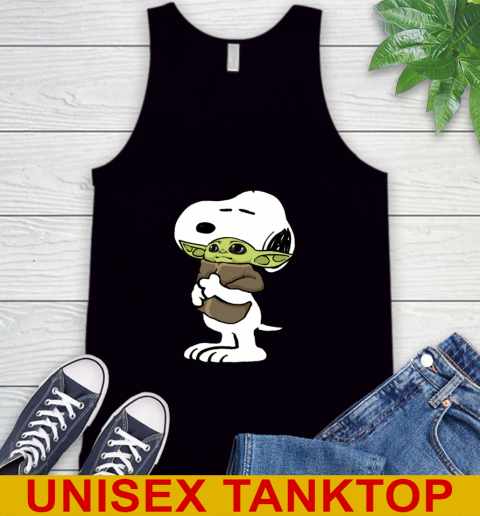 Snoopy Hugging Baby Yoda Shirt 71