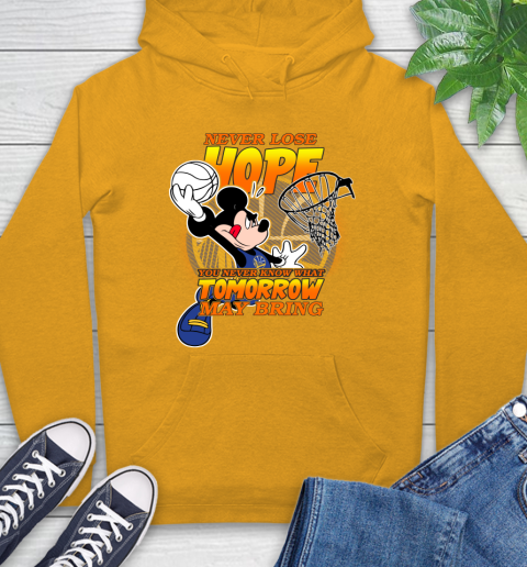 Golden State Warriors NBA Basketball Mickey Disney Never Lose Hope Hoodie 2