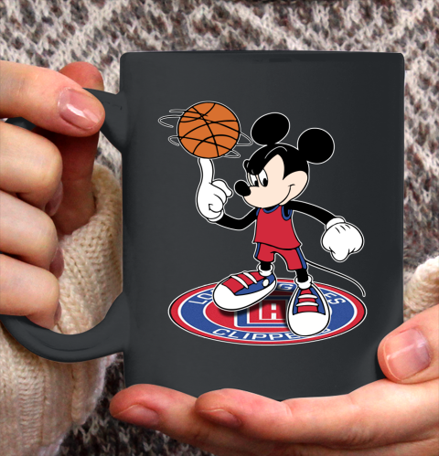 NBA Basketball LA Clippers Cheerful Mickey Disney Shirt Ceramic Mug 15oz