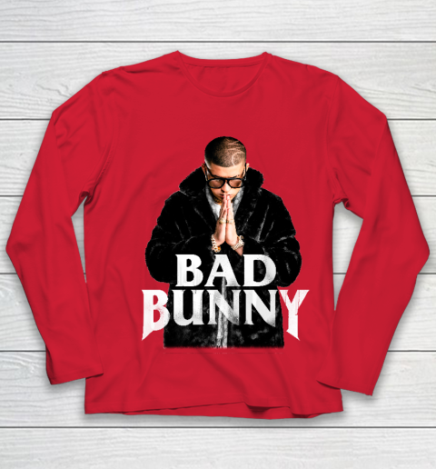 Top Best Design Bad Bunny Youth Long Sleeve 8