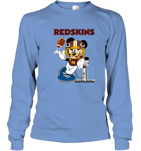 NFL Washington Redskins Mickey Mouse Disney Super Bowl Football T Shirt -  Rookbrand