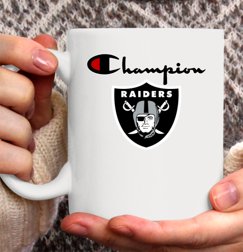 NFL Football Oakland Raiders Champion Shirt Ceramic Mug 15oz
