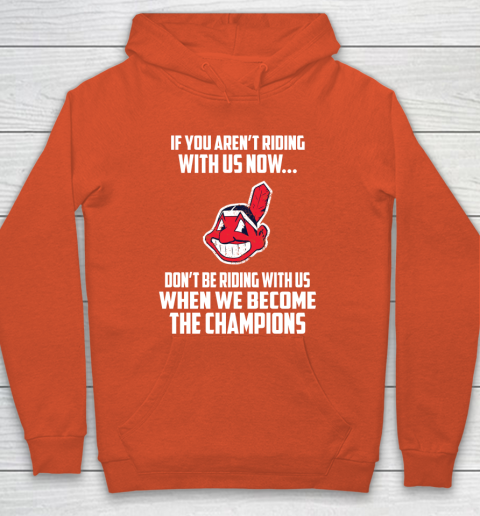 MLB Cleveland Indians Baseball We Become The Champions Hoodie 3
