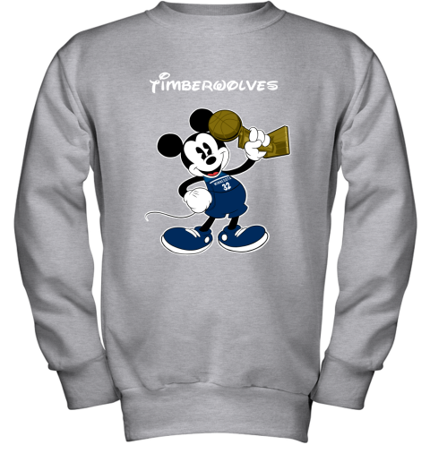 Mickey Minnesota Timberwolves Youth Sweatshirt