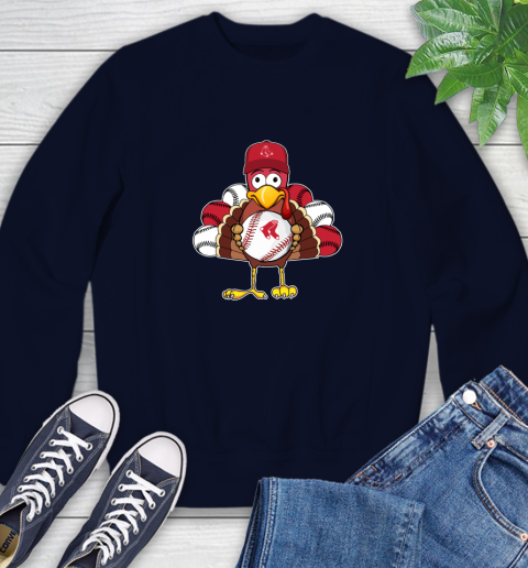 Boston Red Sox Turkey thanksgiving Sweatshirt 3