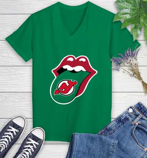 New Jersey Devils NHL Hockey Lips I Root For My Team Adoring Fan 81