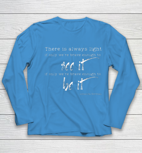 Amanda Gorman Shirt Poem There is Always Light Youth Long Sleeve 5