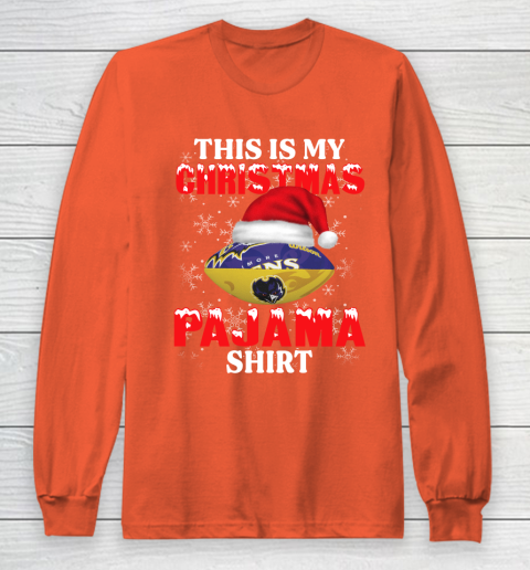 Baltimore Ravens This Is My Christmas Pajama Shirt NFL Long Sleeve T-Shirt 3