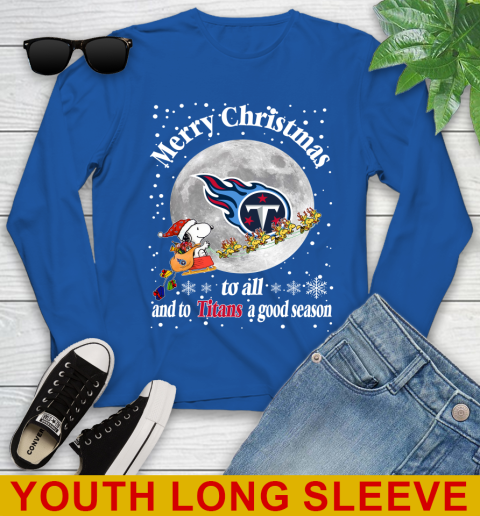 Tennessee Titans Merry Christmas To All And To Titans A Good Season NFL Football Sports Youth Long Sleeve 10