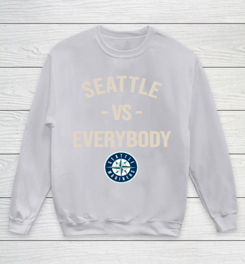 Seattle Mariners Vs Everybody Youth Sweatshirt 3
