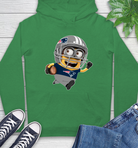 NFL New England Patriots Minions Disney Football Sports Hoodie