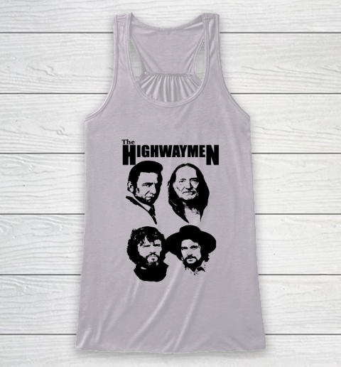 Willie Nelson Johnny Cash Outlaw Country Super Group The Highwaymen Racerback Tank 3