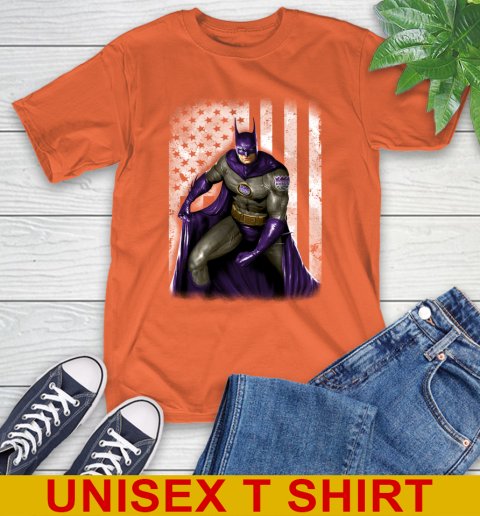 Sacramento Kings NBA Basketball Batman DC American Flag Shirt T-Shirt 4