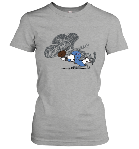 Tennessee Titans Snoopy Plays The Football Game swys tennessee titans snoopy plays the football game ladies t shirt 20 front ash