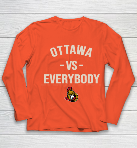 Ottawa Senators Vs Everybody Youth Long Sleeve 3