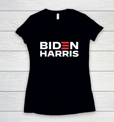Biden Harris Logo Women's V-Neck T-Shirt