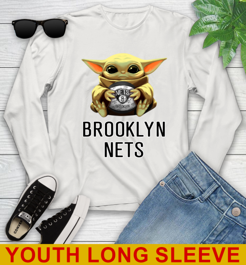 NBA Basketball Brooklyn Nets Star Wars Baby Yoda Shirt 133