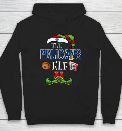 New Orleans Pelicans Christmas ELF Funny NBA Hoodie
